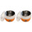 2Pièces Machine À Yaourt Acier Inoxydable Avec Chauffage 360 Orange 1