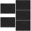 5Pièces Tapis Feutre Noir Pour 11