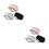 6Pièces Ergonomique Et Cache-Oreilles Anti- Pour 6