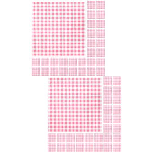 200Feuilles Papier Cuisson Anti-Graisse Rose Pour Panier Sandwich