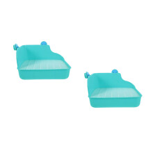 2St Lichtgroene Potty Trainer Met Muurontwerp Hamsters En Fretten