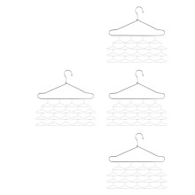 80St Duurzame Metalen Hangers Voor Poppenkleding En Outfits