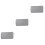 3Pièces Étui Organiseur Disques Cd Argent Résistant 5