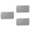 3Pièces Étui Organiseur Disques Cd Argent Résistant 6