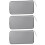 3Pièces Étui Organiseur Disques Cd Argent Résistant 8