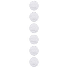6Pak Silicone Oliepapier Wit Dubbelzijdig Rond Voor En Barbecue