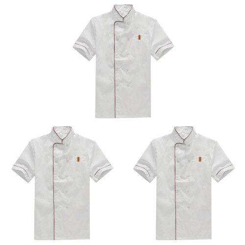 3St Witte Chef Professioneel Ademend Koksjack