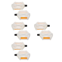8St Wit Plastic Fietspedalen Met Antislip Voor Roadbike En