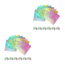 400 Stuks Schitterend Vierkant Papier Voor Origami En Handwerken