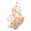 Rood Zeilboot Model Kit DIY Voor Hobbyisten 8