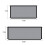 2Pièces Grille De Pour Animaux Noir Usage Intérieur Extérieur 3