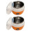 2Pièces Machine À Yaourt Acier Inoxydable Avec Chauffage 360 Orange 4