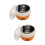 2Pièces Machine À Yaourt Acier Inoxydable Avec Chauffage 360 Orange 6