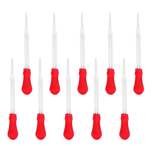 20Pièces Pipettes Transparentes En Verre Silicone Faciles À Utiliser 1