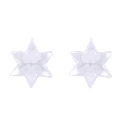 2Pièces Boules Décoratives Claires Multi Couleurs Suspendues Pour Noël 2