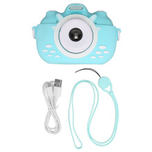 Adventurous Kids Camera, Digital Video Camera with Cartoon Silicone Cover for Captivating Memories Mini Size