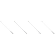 4Pièces Tiges Longues Blanches En Fibre De Verre Pour Stores
