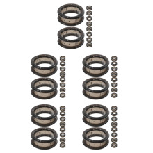 100Pièces Anneaux Silicone Protège-Doigts Pour Ciseaux Coiffure