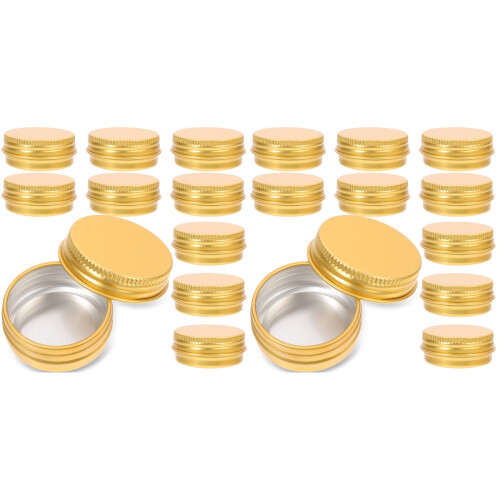 48Pièces Boîtes Métal Dorées Réutilisables