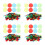 1600Pièces Jetons Colorés Usage Scolaire Et Animations 1