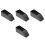 4Pièces Shoe Plastic Compact Réutilisable Stable Antidérapant Noir 8