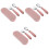 3Sets Roze Rvs Baby Zelfstandig Training 3