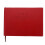 1Pièces Livre De Comptabilité Simple Rouge Similicuir Compact 10