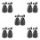 10Ensembles Submersible Aquarium Noir ABS Pour 1