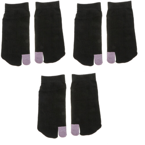 3Paires Courtes Orteil Confortables