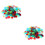 2St Assortiment Van 400 Plastic Chips Voor Kaarten 6