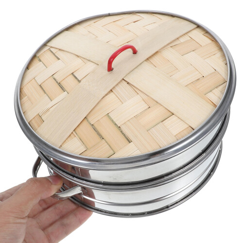 3Ensembles Cuiseur En Acier Pour Dumplings Buns 1