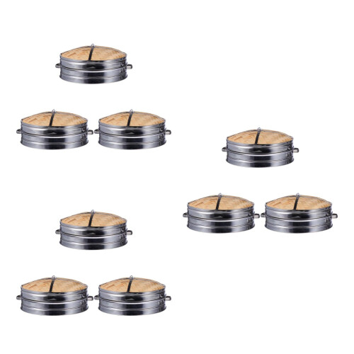 3Ensembles Cuiseur En Acier Pour Dumplings Buns