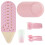 3Ensembles Assiettes Papier Rose Pour Glace Couverts 2