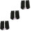 3Paires Courtes Orteil Confortables 4