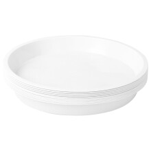 10St Kunststof Trays Wit Voor En Buiten Gebruik