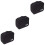 3Pièces Étui Rangement Électronique Noir Antiscratch Pochette Voyage 3