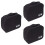 3Pièces Étui Rangement Électronique Noir Antiscratch Pochette Voyage 4