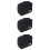 3Pièces Étui Rangement Électronique Noir Antiscratch Pochette Voyage 6