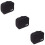 3Pièces Étui Rangement Électronique Noir Antiscratch Pochette Voyage 7