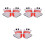 3Paren Ademende Half Finger Handschoenen Antislip Fietsen 7