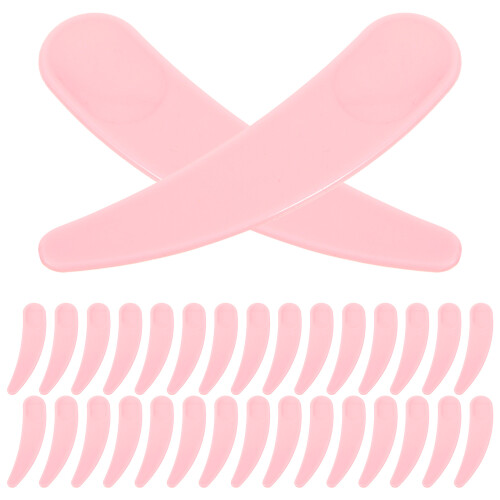 200Pièces Spatules Plastique Rose Pour Précis 1