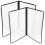 2Pièces Protège-Menus Transparent PVC Pour Restaurant Café 10