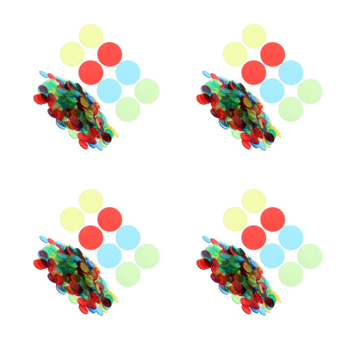 1600Pièces Jetons Colorés Usage Scolaire Et Animations 2