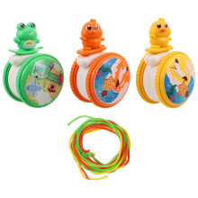 3St Plastic Dierfiguren Speelgoed Voor Kinderen, Wind-Up Kip En