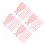 200Pièces Spatules Plastique Rose Pour Précis 8