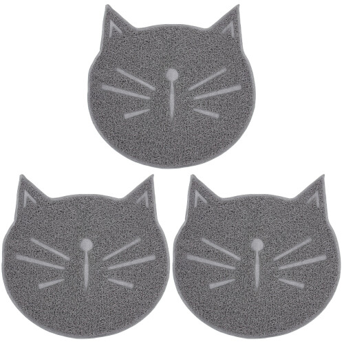 3Pièces Visage Chat Résistant Usure Anti Urine 1