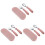3Sets Roze Rvs Baby Zelfstandig Training 1