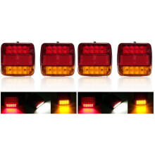 2Paren 12V Achterlichten Voor Aanhanger, Inclusief Rem En Richting