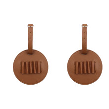 2St Lichtbruine Leren Tee Organizer Voor Golfs Met Design