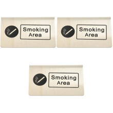 3St Indoor Smoking Area Tafelkaarten Roestvrijstaal Beige
